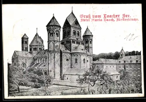AK Maria Laach /Laacher See, Abtei Maria Laach, Klosterkirche