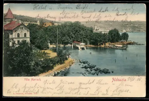 AK Abbazia, Villa Harrach