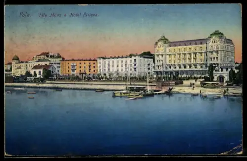 AK Pola, Ville Münz e Hotel Riviera