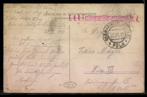 AK Pola, Ville Münz e Hotel Riviera