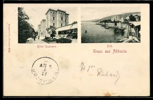 AK Abbazia, Hotel Quarnero, Bad