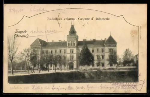 AK Zagreb, Rudolfova vojarna