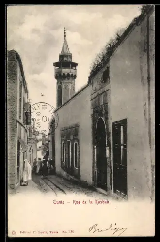 AK Tunis, Rue de la Kasbah