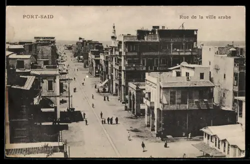 AK Port Said, Rue de la ville arabe