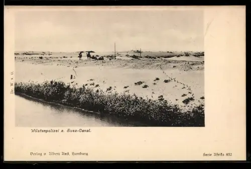 AK Suez-Kanal, Die Wüstenpolizei auf Kamelen