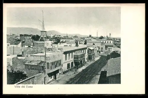 AK Suez, Ville, Teilansicht über den Ort