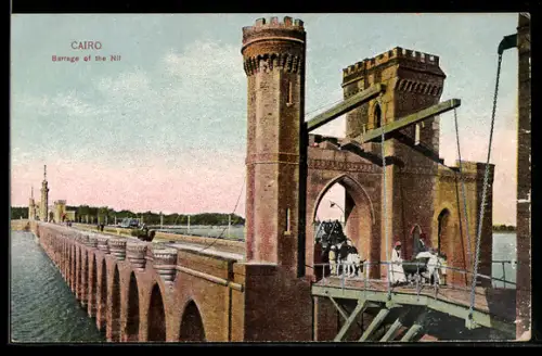 AK Caire, Barrage du Nil