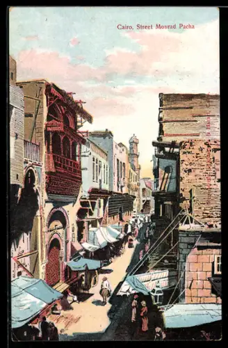 AK Cairo, Street Mourad Pacha