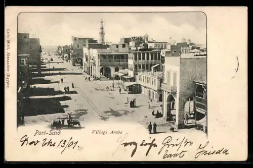 AK Port-Said, Village Arabe