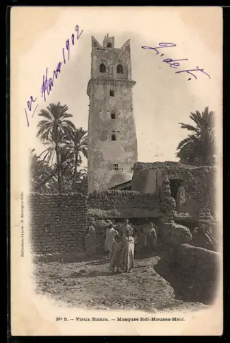 AK Biskra, Vieux Biskra, Mosquée Sidi-Moussa-Msid