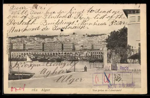 AK Alger, Vue prise de l`Amirauté