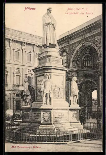 AK Milano, Monumento a Leonardo da Vinci