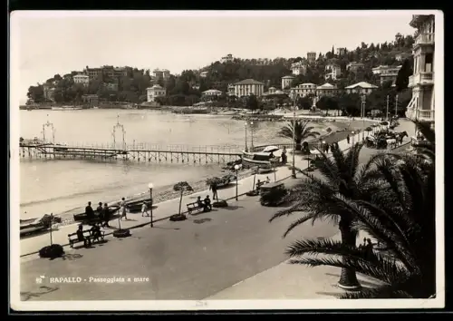 AK Rapallo, Passeggiata a mare