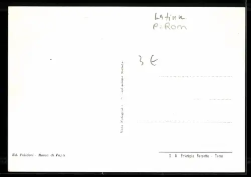 AK Rocca di Papa, Piazza della Repubblica e panorama parziale