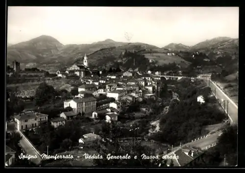 AK Spigno Monferrato, Veduta Generale e Nuova Strada
