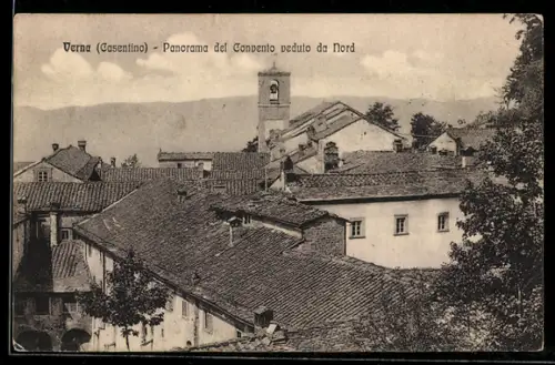 AK Verna /Casentino, Panorama del Convento veduto da Nord