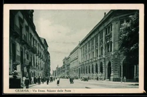 AK Catania, Via Etnea, Palazzo delle Poste