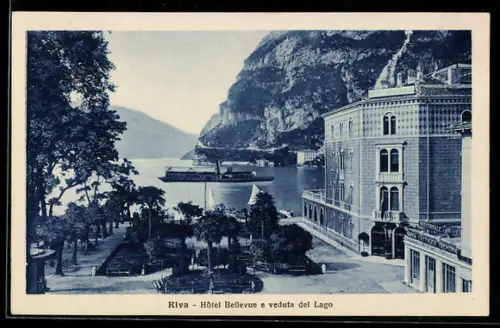 AK Riva, Hôtel Bellevue e veduta del Lago