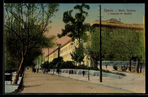 AK Spezia, Viale Savoia e Caserma R. Marina