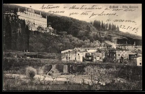 AK Collodi, Villa Garzoni e paesaggio circostante