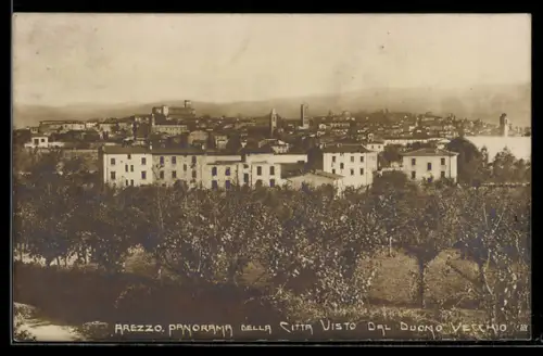 AK Arezzo, Panorama della città visto dal Duomo Vecchio