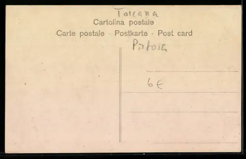 AK Montecatini, Via Roma con edifici e carrozze