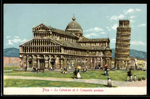 AK Pisa, La Cattedrale ed il Campanile pendente