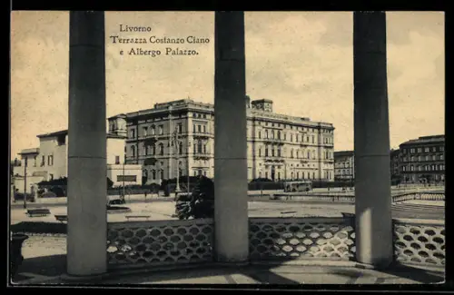 AK Livorno, Terrazza Costanzo Ciano e Albergo Palazzo