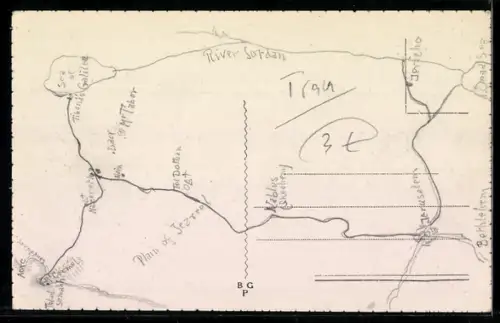 AK Palermo, Piazza Indipendenza con tram e edifici storici
