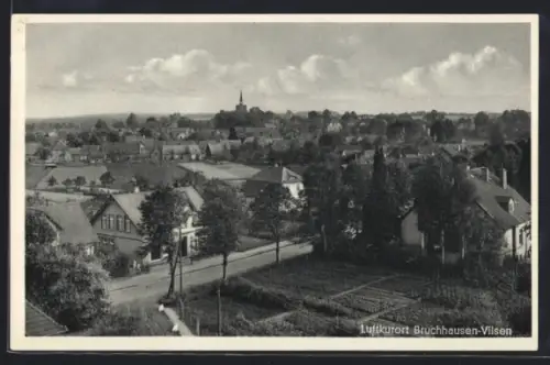 AK Bruchhausen-Vilsen, Teilansicht mit Strassenpartie