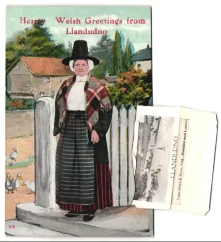 Leporello-AK Llandudno, Lady Foresters Convalescent Home, The Pier, Little Orme