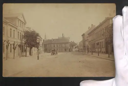 Fotografie Ansicht Aschersleben, Partie in der Magdeburgerstrasse und Hohes Tor