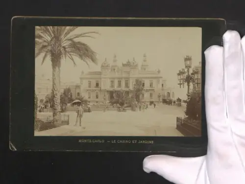 Fotografie Ansicht Monte-Carlo, Le Casino et Jardins, 1896