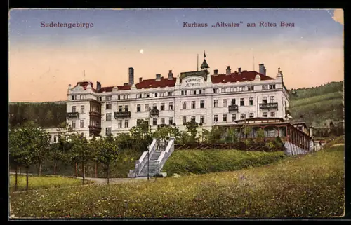 AK Freiwaldau, Roter Berg, Kurhaus Altvater