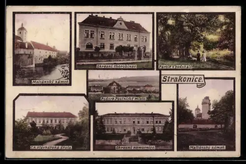 AK Strakonice, Okresní chorobinec, Maltánský zámek, Podsrp. Poutnické místo