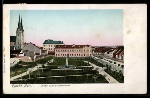 AK Vysoke Myto, Novy park a Opatrovna, Parkansicht