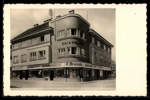 AK Brandýs nad Labem, Papírnictvi, Knihkupectví A. Brázda