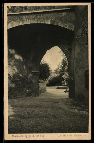 AK Naumburg a. d. Saale, Detail vom Marientor