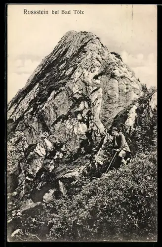 AK Bad Tölz, Aufblick zum Rossstein
