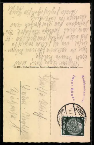 AK Wissower Klinken /Rügen, Steilküste