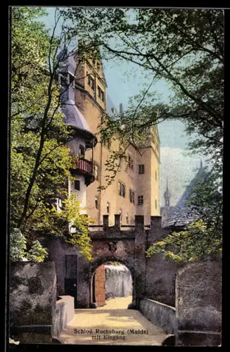 AK Rochsburg, Schloss mit Eingang