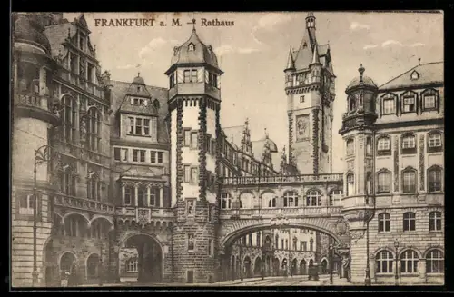 AK Alt-Frankfurt, Blick auf das Rathaus