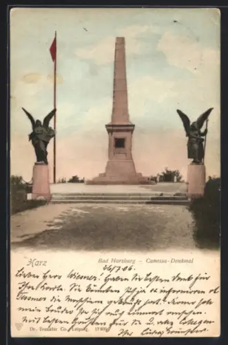 AK Bad Harzburg, Canossa-Denkmal