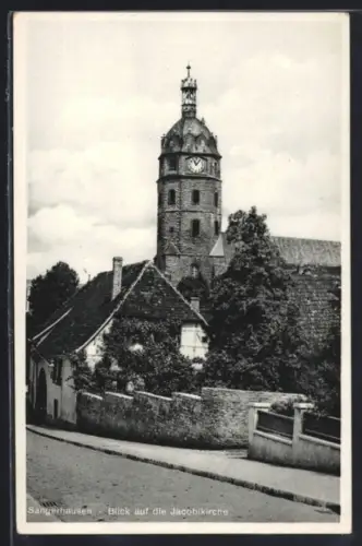 AK Sangerhausen, Blick auf die Jacobikirche