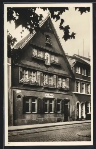 AK Heidelberg, Studentenlokal Zum Seppl beim Karlsplatz, Inh. P. Sattler