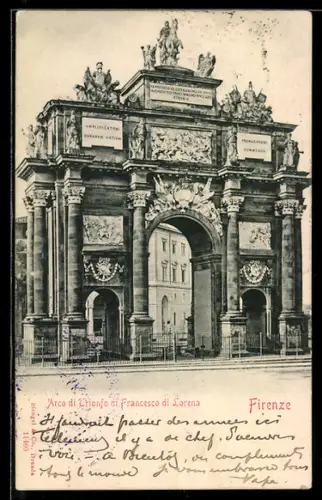 AK Firenze, Arco di Trionfo di Francesco di Lorena