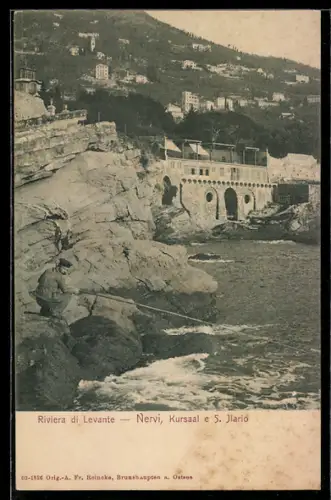 AK Nervi /Riviera di Levante, Kursaal e S. Ilario dalla Riviera di Levante