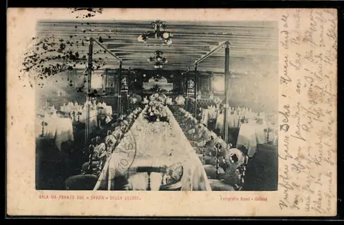 AK Genova, Sala da Pranzo sul Savoia della Veloce