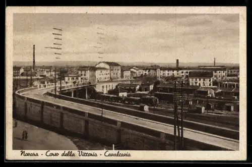 AK Novara, Corso della Vittoria, Cavalcavia