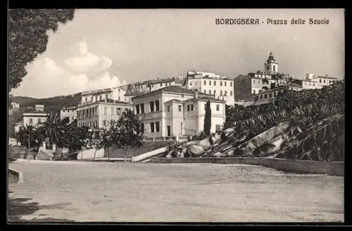 AK Bordighera, Piazza delle Scuole